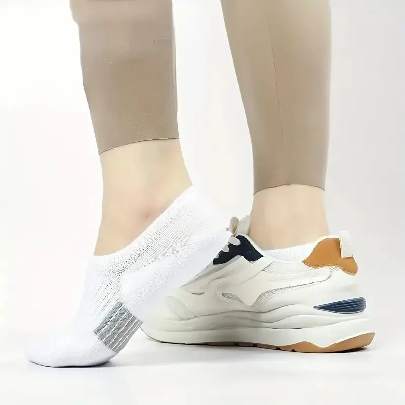 1/5 Paar unsichtbare Low-Cut-Sportsocken für Damen, Frühling und Sommer, dünner Stil, schweißabsorbierend, atmungsaktiv, für Laufen, Fitness, Freizeit – Detail 8
