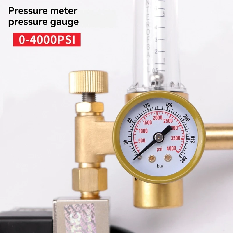 Carbon Dioxide Regulator Pressure Gauge Flowmeter Carbon Dioxide Controller CO2 Concentration Control
