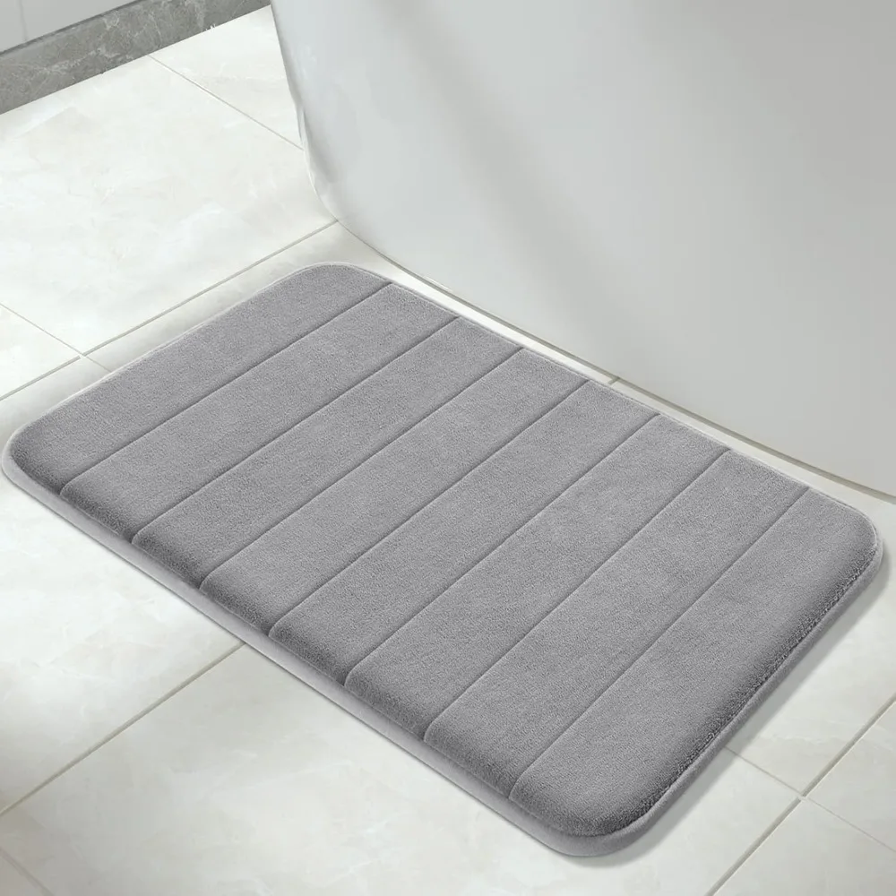 

Memory Foam Bath Mat Large Size 31.5 by 19.8 Inches, Soft and Comfortable, Water Absorption