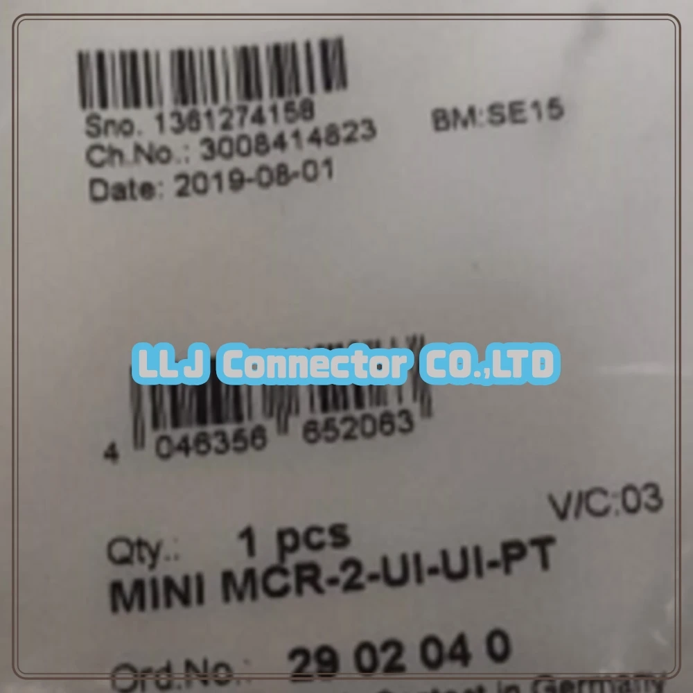 1pcs/lot 2902040 MCR-2-UI-UI-PT Connector Electronic components