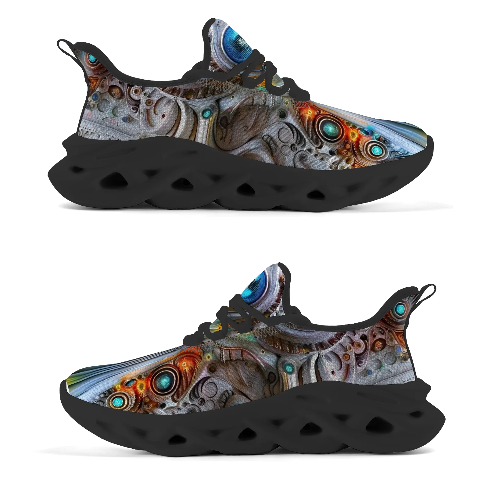 أحذية رياضية مستقبل التكنولوجيا قابلة للتخصيص، أحذية رياضية كلاسيكية كاجوال، أحذية جري خفيفة للرجال والنساء #5