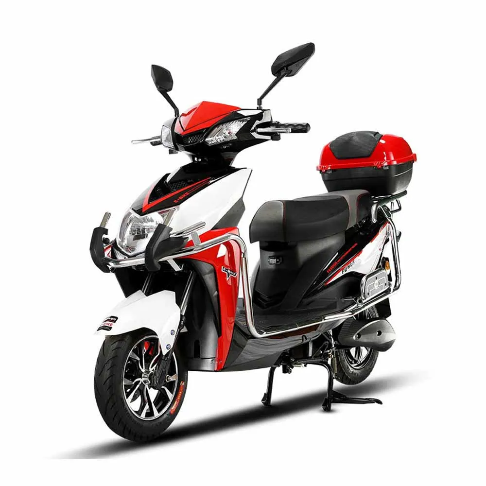 

72V100Ah Lithium Battery Electric Adult Motorcycle 1000W Household Moped Scooter With Brushless Motor Damping System