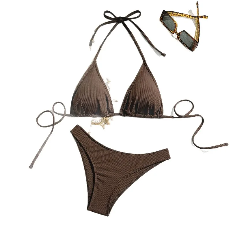 

Customized Solid Color Swimsuits for Women