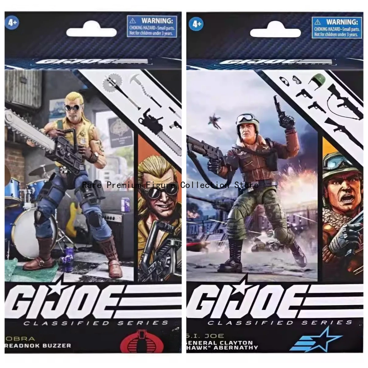 

In Stock G.I.JOE 106 Bazel & General Hawk 6-Inch Articulated Action Figure Model Toy American Version Collectible