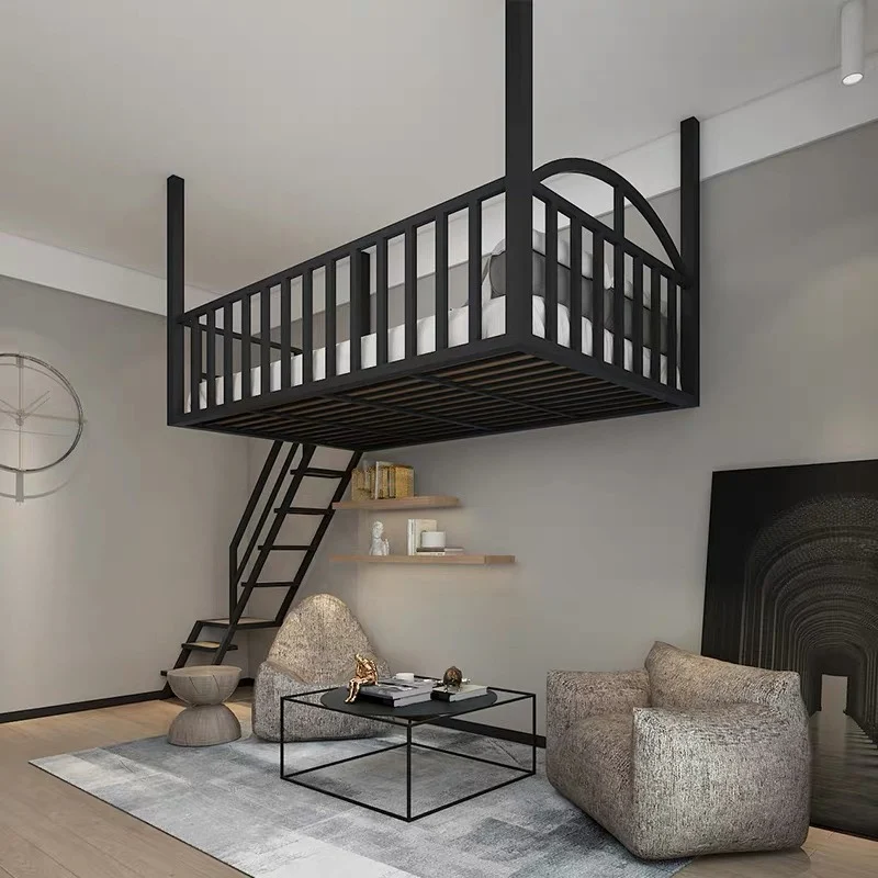 Loft Bed Upper Double Small Apartment Loft Bed Under ableHanging Wrought Iron Loft Bed Empty Under