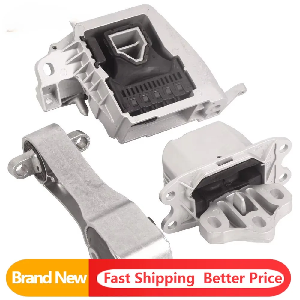 3PCS Front Lower Right Engine Mount For BMW X1 X2 F45 F46 F48 218i MINI F54 1.2T 22116885788 22116885934 22316853453