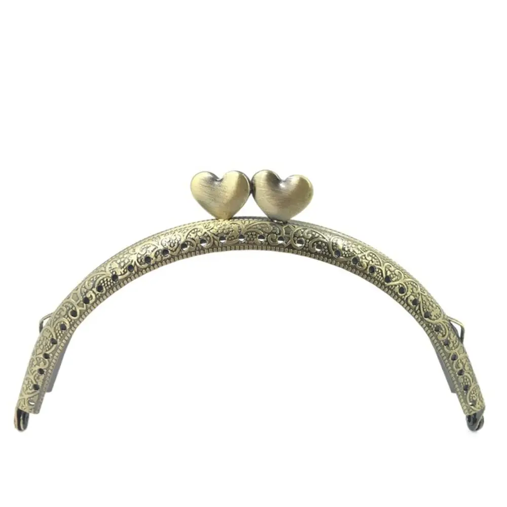 New Metal Purse Frame Kiss Clasp Vintage 8.5/10.5/12.5CM Bag Kiss Clasp Lock Purse Clasp Frame Bag Making