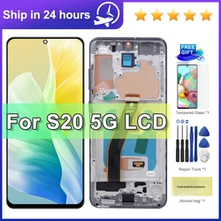 TFT Quality For Samsung S20 5G LCD Display Touch Screen with Frame, For Samsung S20 5G G981F G981F/DS G981B/DS Display