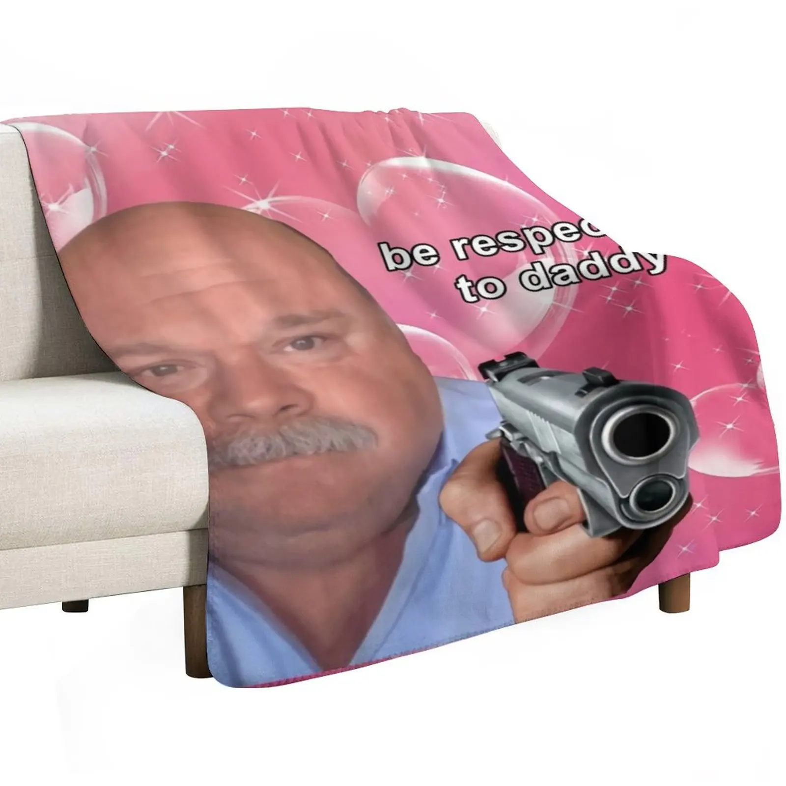 

Daddy Winkle Bertram Be Respectful to Daddy Wow Yrs22 Throw Blanket Picnic Luxury St Furrys For Baby Blankets
