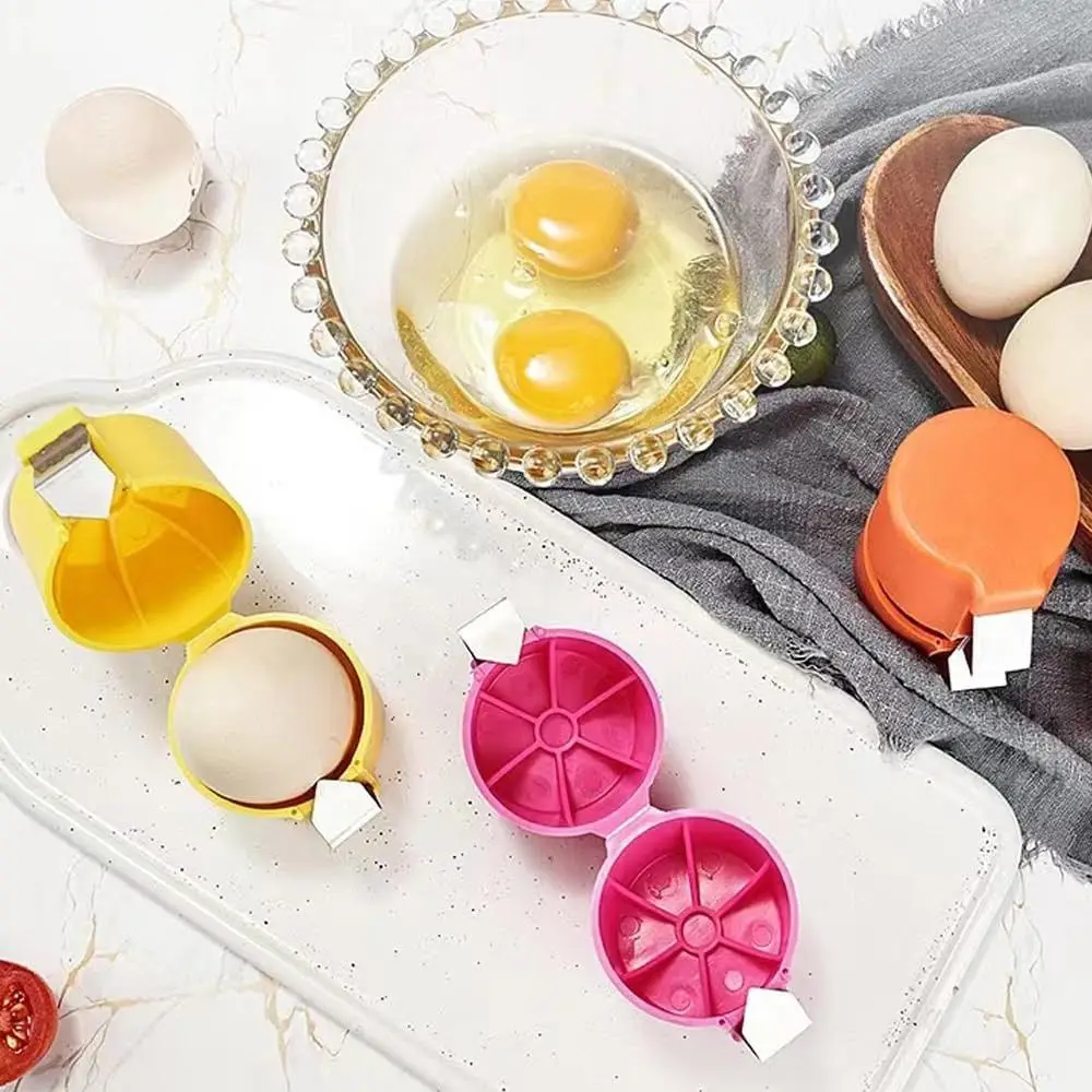 Creative Cute Egg Shell Opener Household Separator Egg Opening Machine Upgraded Stainless Steel Egg Peeler Kitchen Accessories