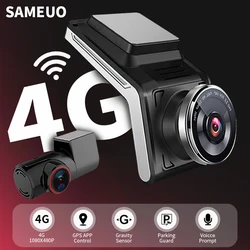U2000pro 4G Dashcam Wifi GPS APP Control 1080P Front And Rear Dual Recording 24H Parking Monitor Night Vision for Car Camera
