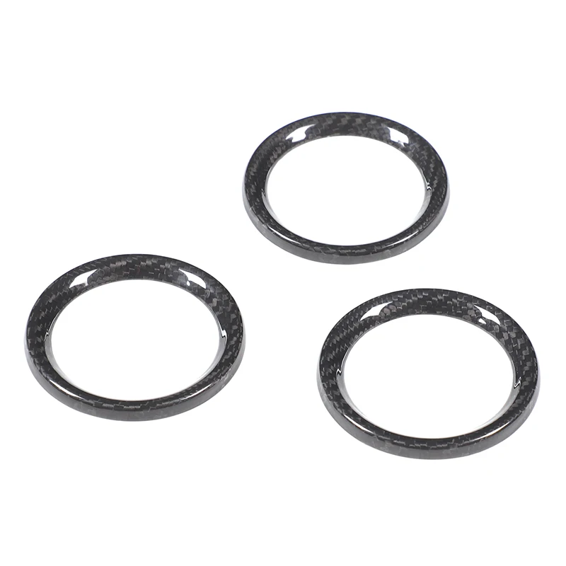 

Real Carbon Fiber Central Control Instrument Panel Clock Decoration Ring Suitable for Nissan 370Z Z34 2009-2020