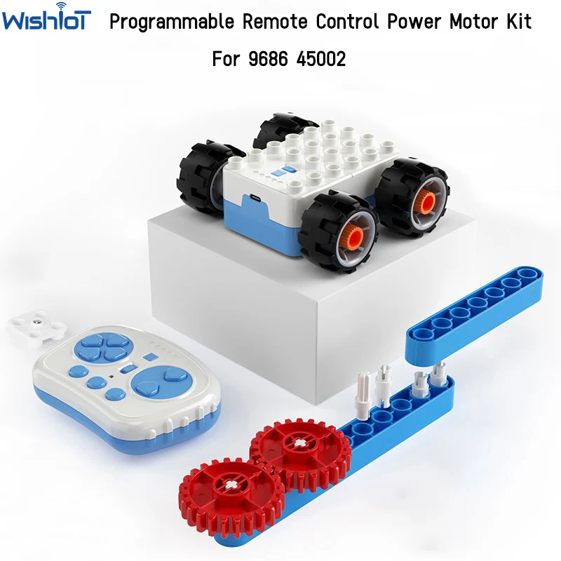 Motor de potencia de Control remoto Programm, Compatible con legoeds, partículas grandes, bloques de construcción, mecánico/ingeniero 9686 45002 Robot