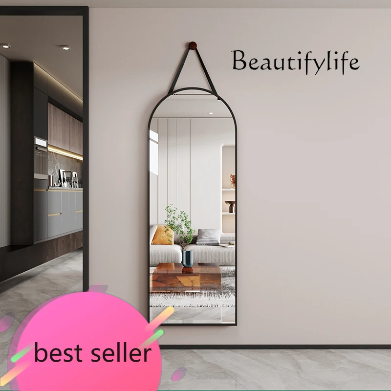 NEW X Minimalist Design Mirror Wall Hanging Aesthetic Full European Body Mirror Dressing Girls Create Espelhos Living Room Decor