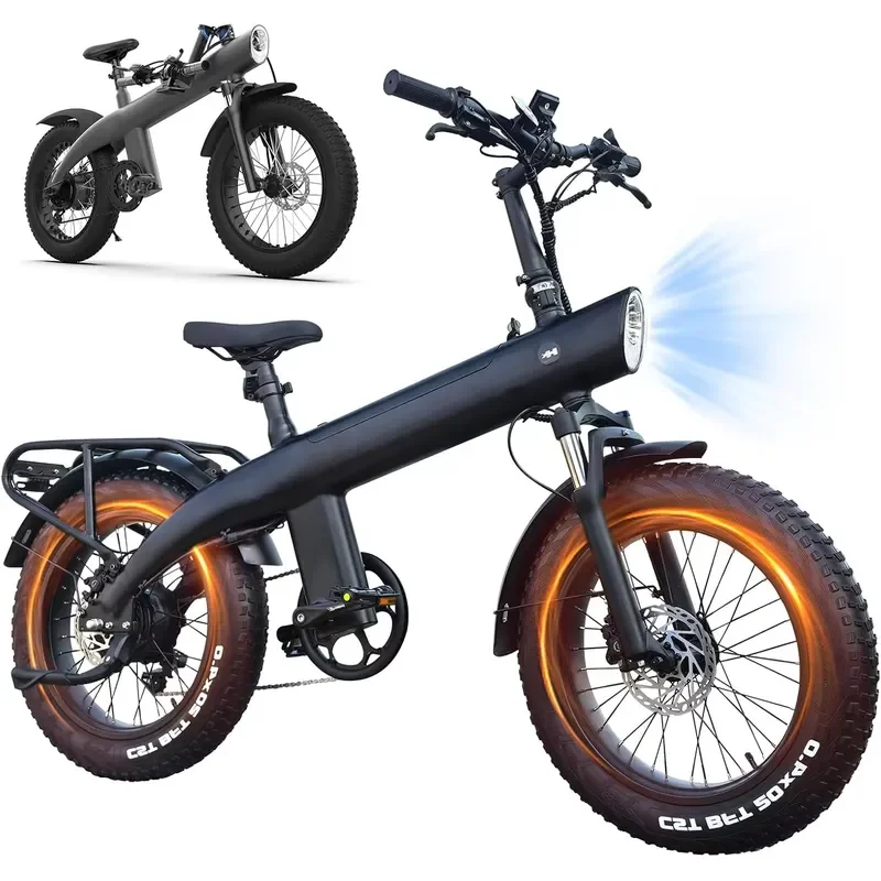 STLF Adult 20 Inch Fat Tire Foldable E-Bike 750W 48V City Electric Bicycle Hydraulic Disc Brake PAS