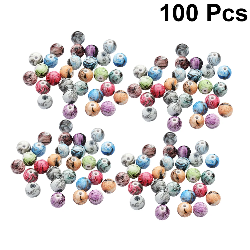 

Resin Beaded Accessories Bubble Large Beads Jewelry Making Charms Diy Mix Handmade Porcelain