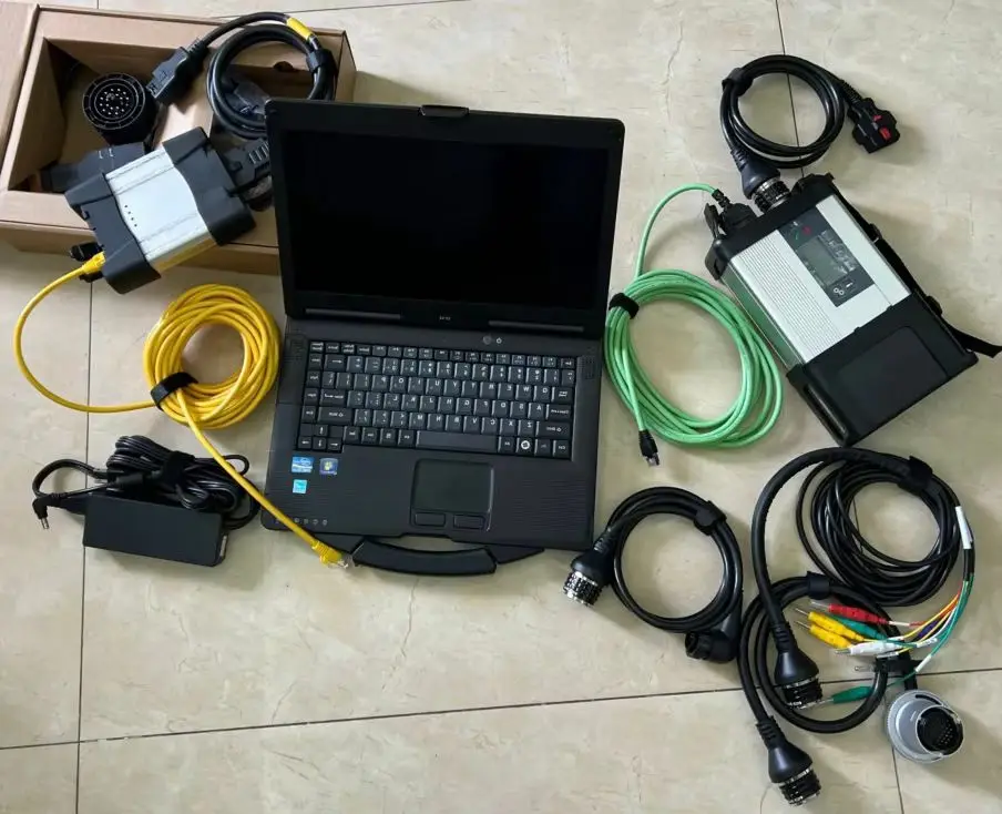 Newest Diagnostic tool for bmw icom NEXT MB Star C5 2in1 Software 2tb HDD in CF53 i5 cpu 8gb ram 90% new laptop Ready to Use