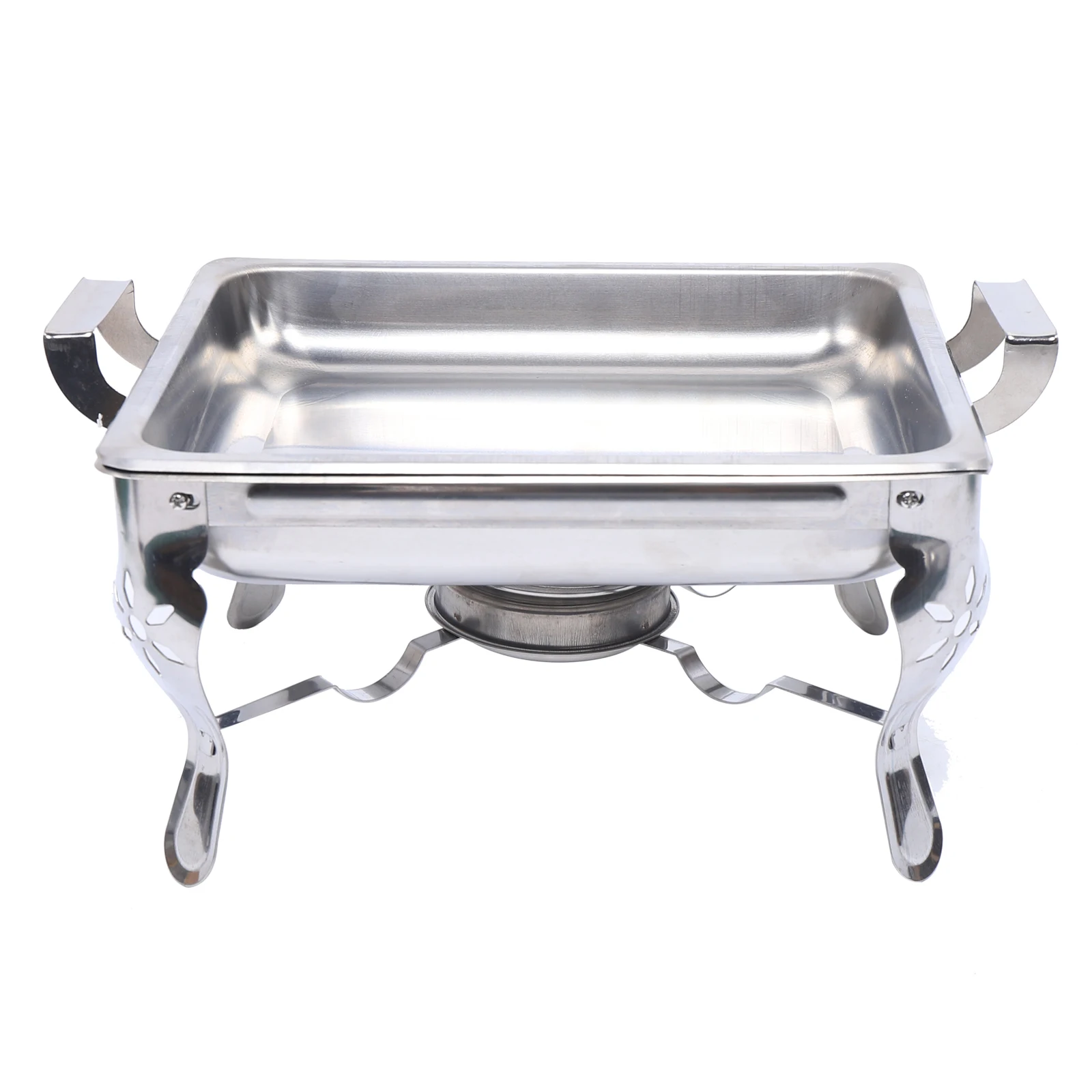 Chafing Dish Buffet Set Stainless Steel Chafer Complete Set Catering Buffet Servers and Warmers with Foldable Frame Wedding 