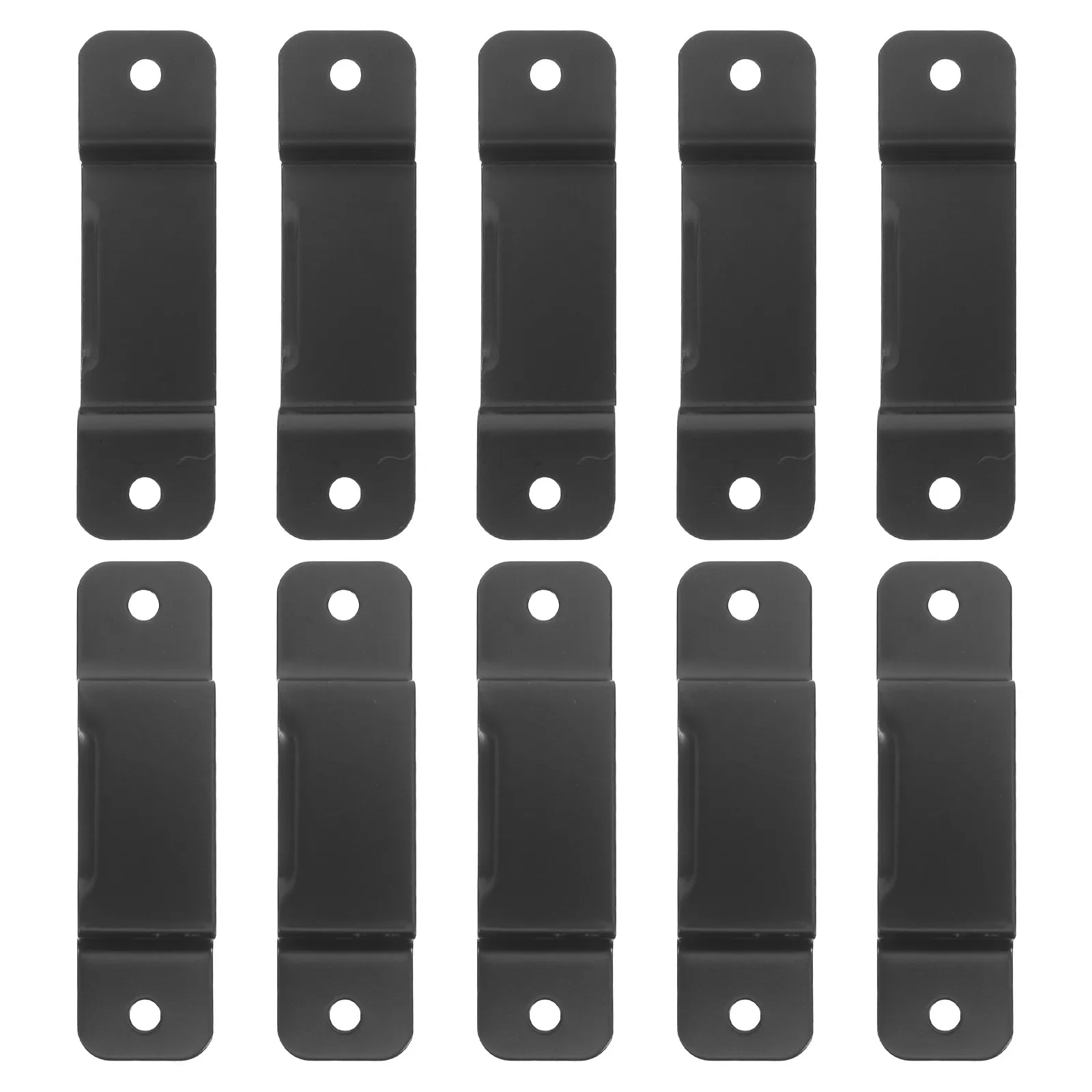 10Pcs Tape Measure Clip Buckle Heavy Duty Flat Metal Belt Hanger Universal Tool Pouch Accessory Measuring Tape Holder for Work