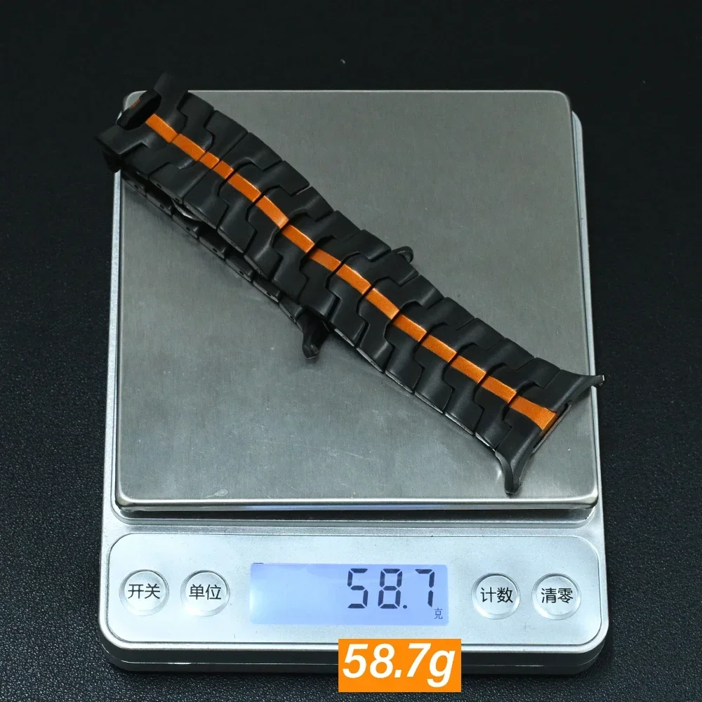 삼성 갤럭시 울트라 7 47mm용 비즈니스 티타늄 밴드, 삼성 갤럭시 울트라 47mm용 메탈 스트랩, 고급 남성용 팔찌 액세서리