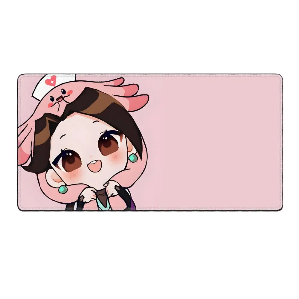 Valorant سيليكون وسادة كبيرة/صغيرة إلى الماوس لعبة الجدول البساط الكمبيوتر المحمول دفتر المطاط بالجملة حصيرة 90x40 لوحة الماوس لطيف #2