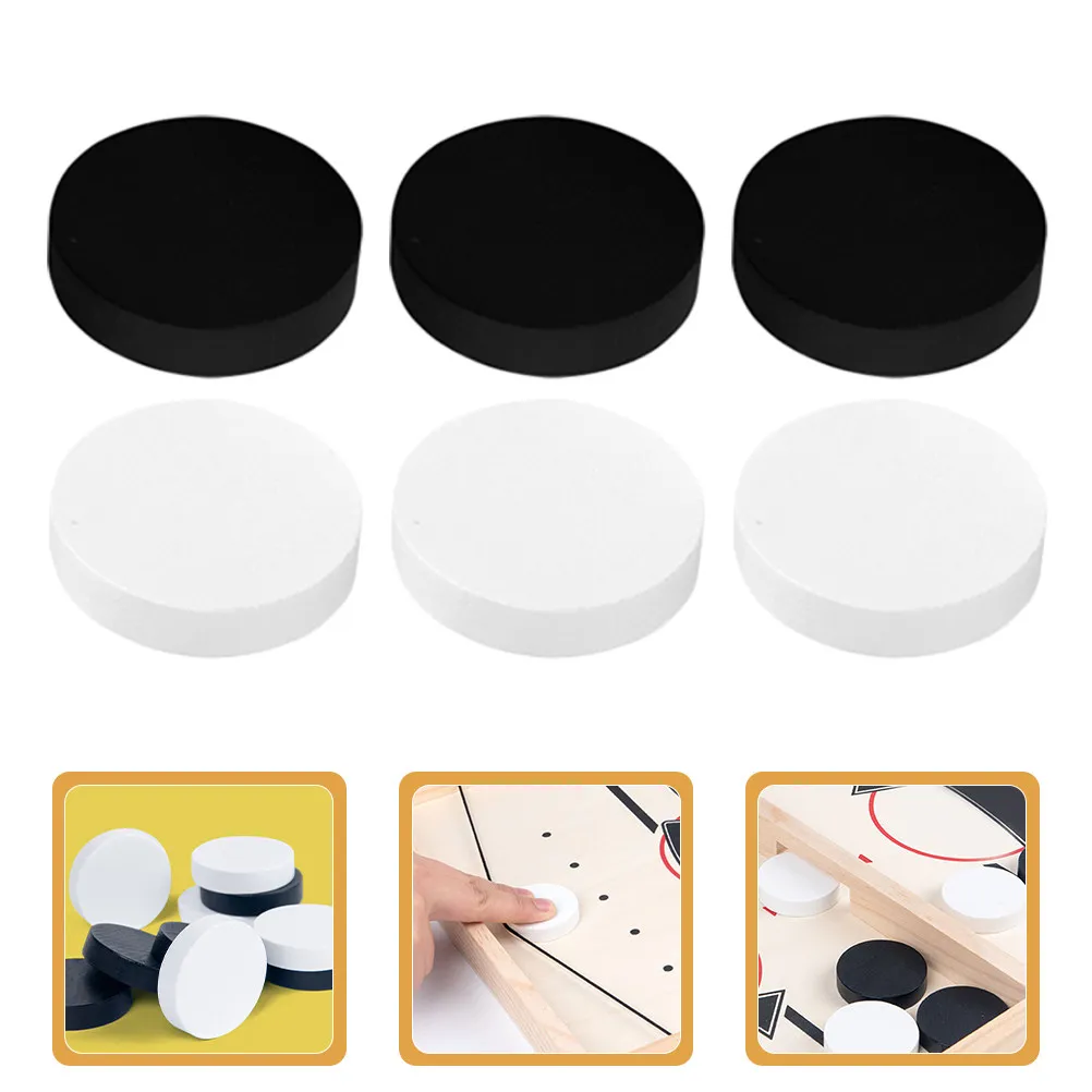 10Pcs Family Game Sling Puck Board Interactive Tabletop Hockey Game Fast Action for Kids Adults Skill Development