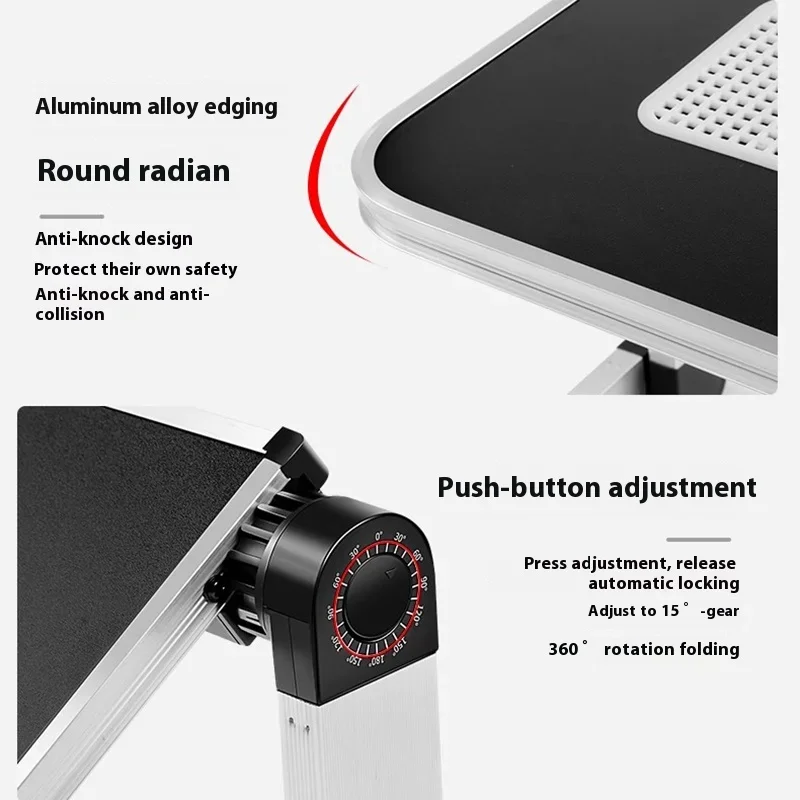 침대 옆 테이블 컴퓨터 사무실 아크릴 임원 책상 보조 책상 다기능 침실 자동 테이블 학습용 데스크탑 룸