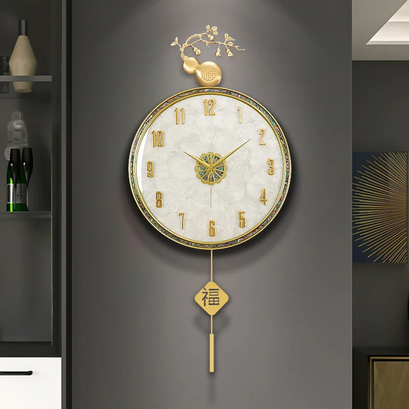 Wall Clock Minimalist Design Unique Korean European Wall Clock Digit Retro view 2