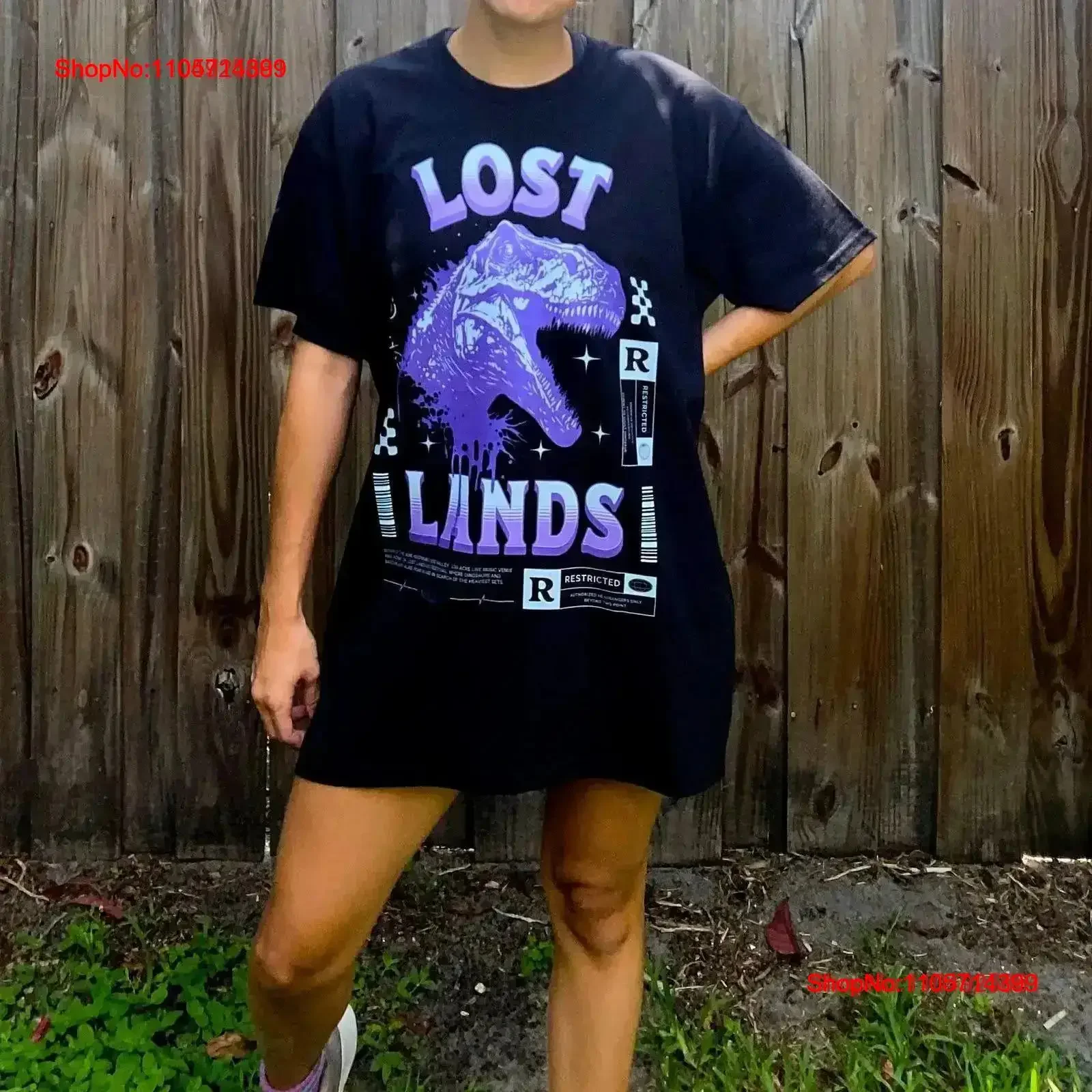 LOST LANDS T Shirt excision dubstep edm music festival merch vintage Washed designer clothes fashion Comfortable Casual homme