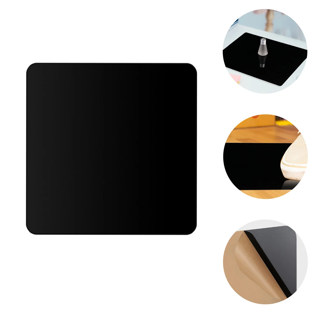 Black Acrylic Photography Backdrop Board Reflective Background Board For Product Photo Studio Tools Small Items Shoot