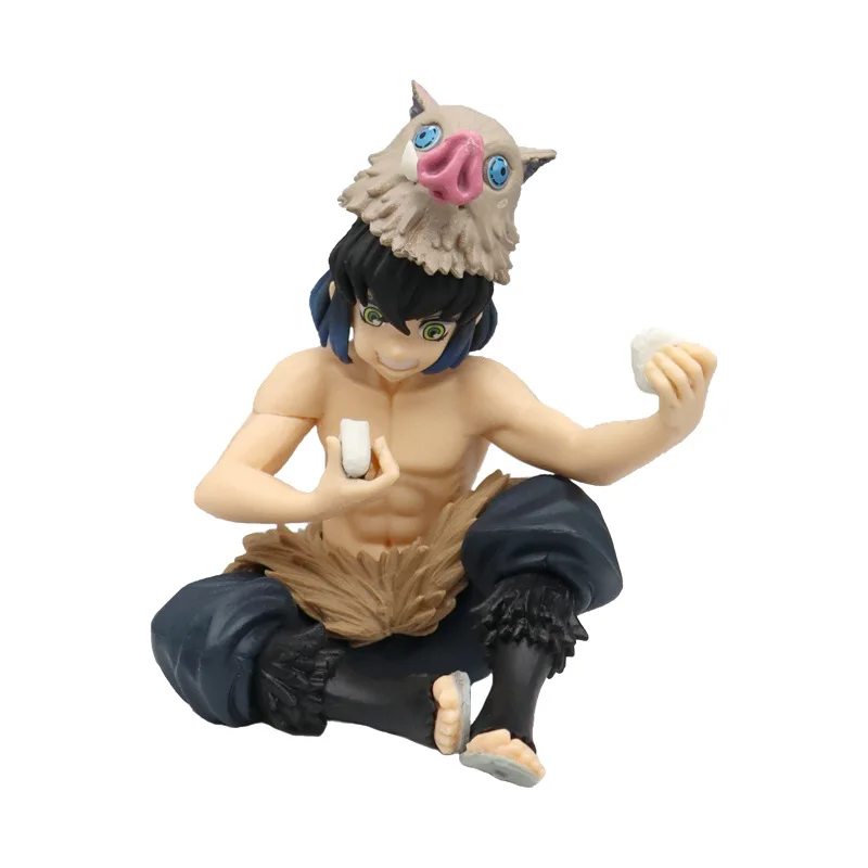 10-15 cm Anime Demon Slayer Actionfigur PVC Modell Puppensammlung Spielzeugauto Figur Kamado Tanjiro Nezuko sitzende Ornamente