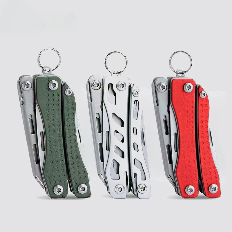 NexTool Mini Flagship Red/Green 10 IN 1 Multi Functional Folding EDC Hand Tool Screwdriver Mini Pliers Bottle Opener Outdoor