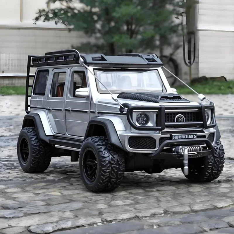 1:32 Mercedes Benz BRABUS G550 Modified 4x4 Off Road SUV Alloy Metal Diecast Model Car Children's Toy Car Birthday Gift For Boy