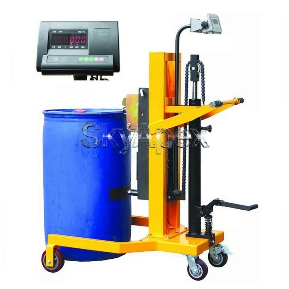 Hydraulic Electronic Weighing Drum Handling Truck Electronic Weighing Unloading Truck