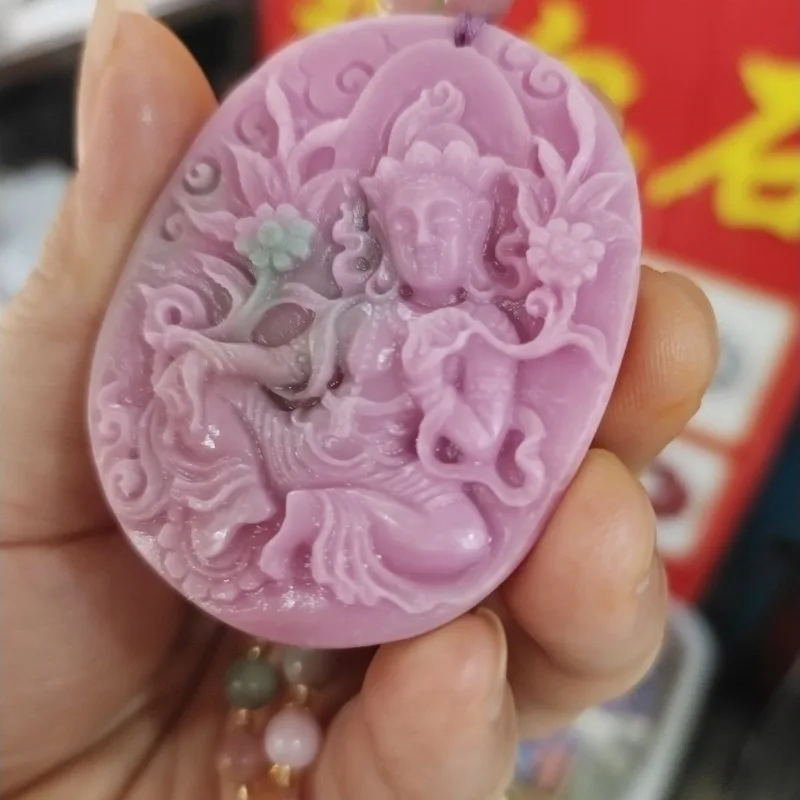 

New Natural Guanyin Pendant Sweater Chain, Versatile Fashion Necklace