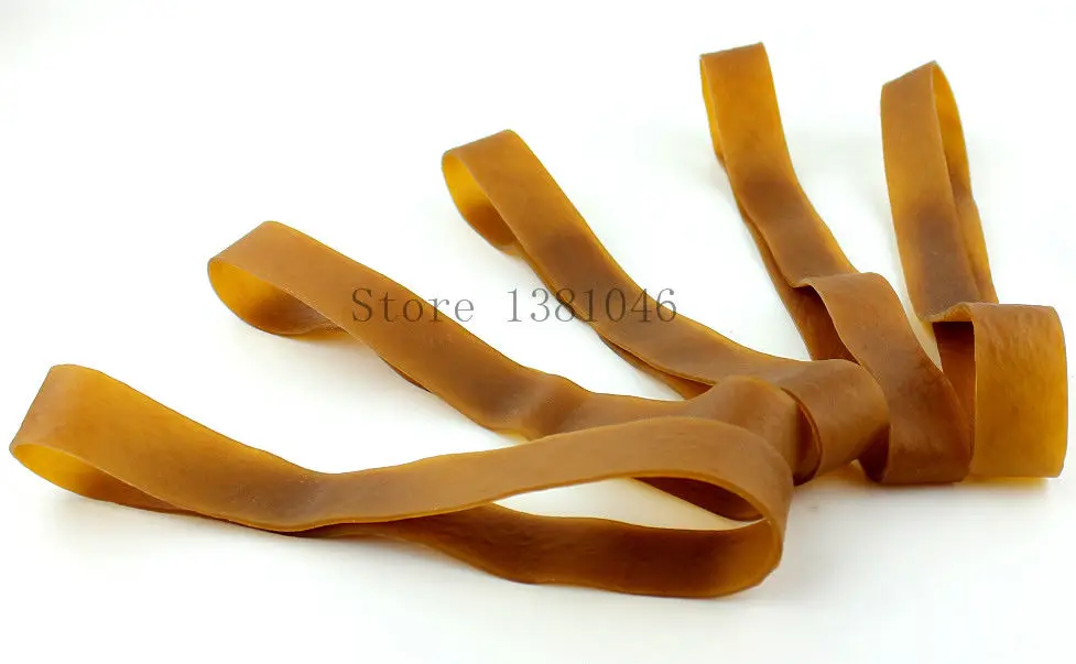Width 2cm Extra Large Brown Elastic Rubber Bands For Parcel Packing Packaging Office Supply