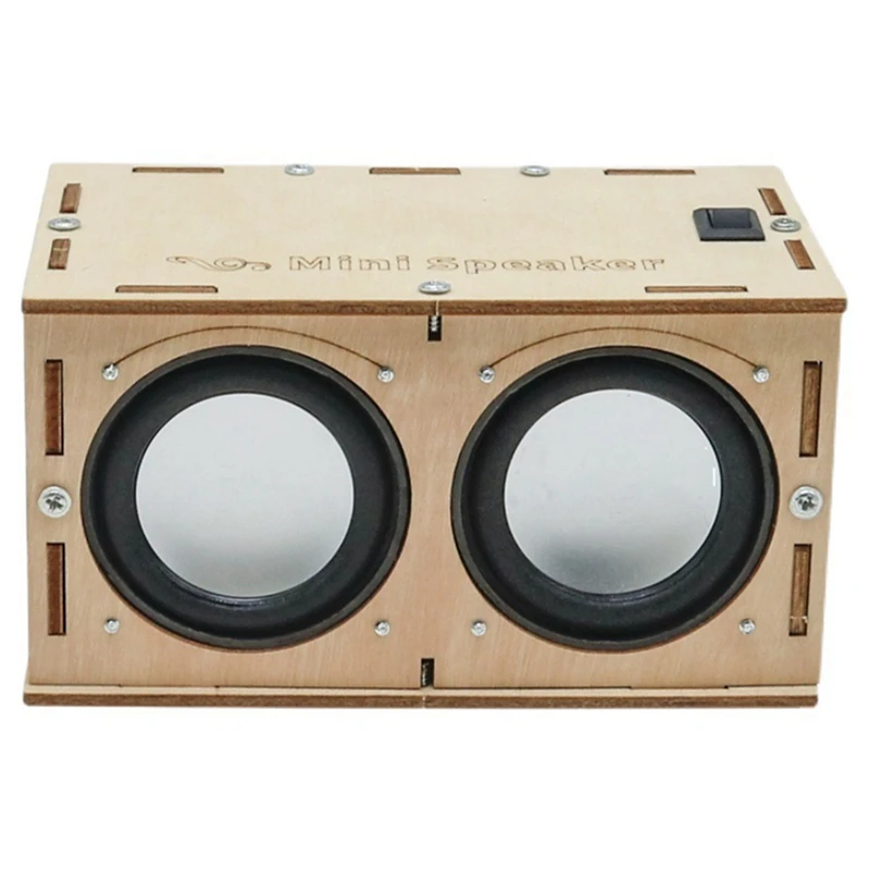 Speaker Science Experiment Electronic Sound Amplifier Builds Your Own Portable Wood Case Bluetooth Speaker Sound