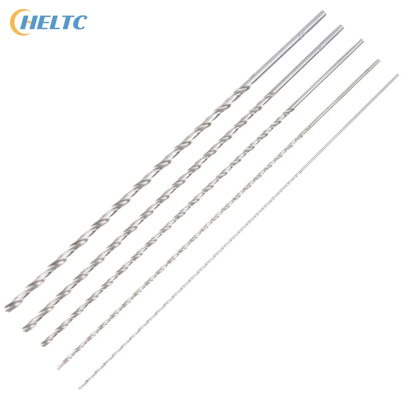 

Silver 2mm/3mm/4mm/5mm/6mm Extra Long HSS Drilling Straight Shank Drill Bits Parts Cutter Drilling Kit For Wood SteelMetal Alloy