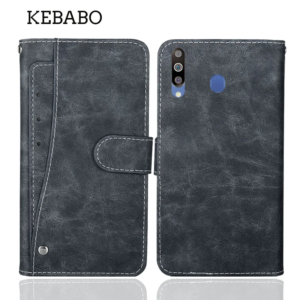 Leather Wallet For Samsung Galaxy M30 Case 6.4