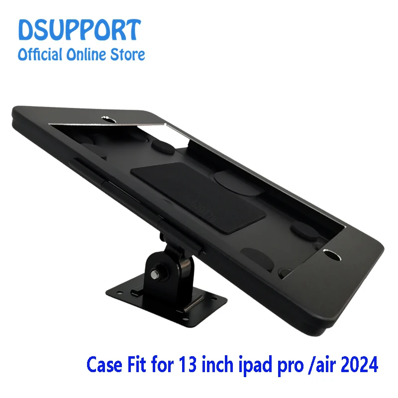 

New Anti Theft wall mount bracket Fit for 13 inch iPad air/Pro 2024 Aluminum Alloy Tablet PC Display Stand With Security Lock