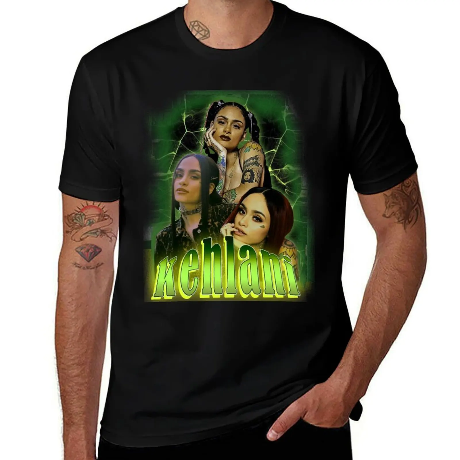 

kehlani bootleg merch tee shirt T-Shirt Fitness Quick Dry Short Sleeve Top