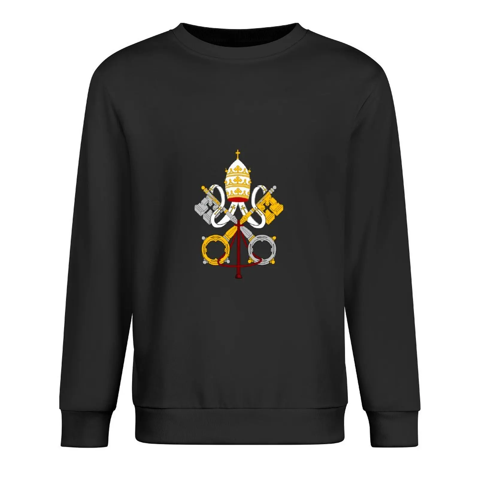 

emblem of the Vatican City Pullover male clothes korean clothes men's clothes men's clothing new hoodies and sweatshirts