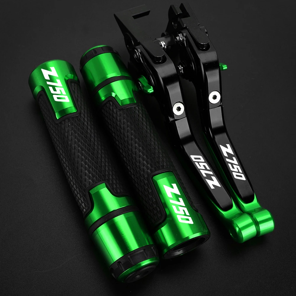 

Z 750 L/R/S For KAWASAKI Z750 2007 2008 2009 2010 2011 2012 Accessories CNC Adjustable Brake Clutch Levers Handlebar Hand Grips
