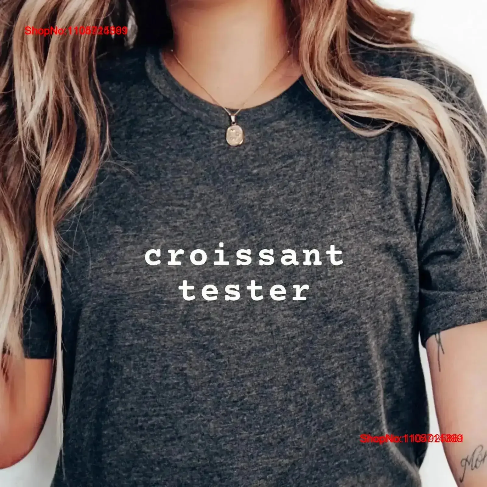 Croissant T shirt baking baker gift funny bake lover for foodie pastry chef vintage Washed Slightly Versatile homme vintage
