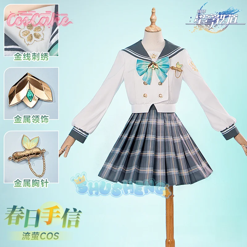 

Honkai：Star Rail Firefly Cosplay Costume Spring Souvenir‌ Uniform Halloween Carnival Party Christmas Play Role Clothes Clothing