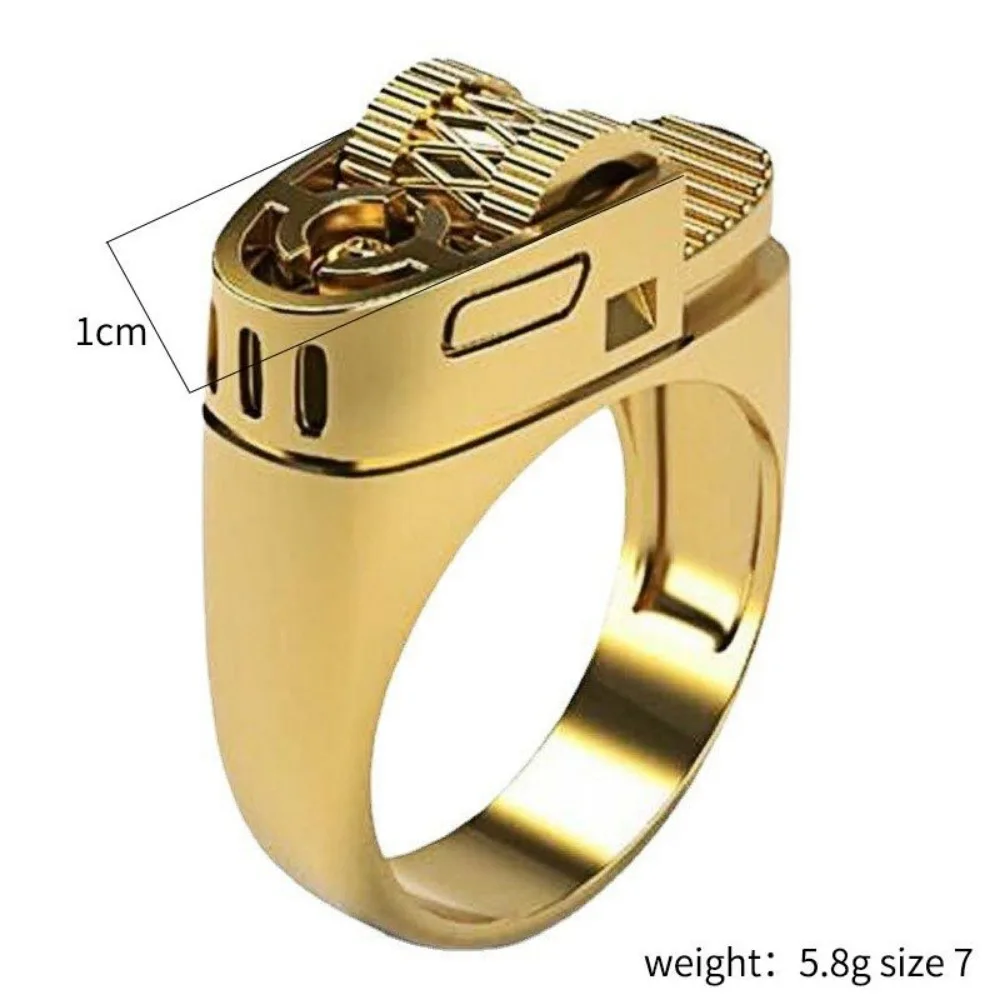 Cross-border accessories new hot-selling ring jewelry European and American style lighter ring spot