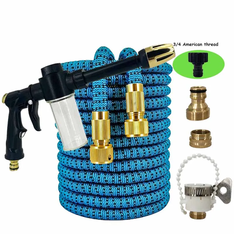 

Садовый выдвижной шланг, набор водяных пистолетов для мойки автомобилей высокого давления, универсальный разъем, инструмент для мойки, полива, чистки автомобиля, 1 шт.
