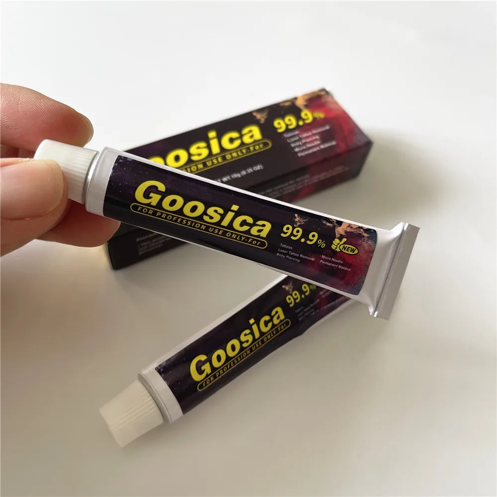 Genuine 99.9% Goosica Before Tattoo Care Cream for Permanent Makeup Microblading Eyebrow Lip 10G