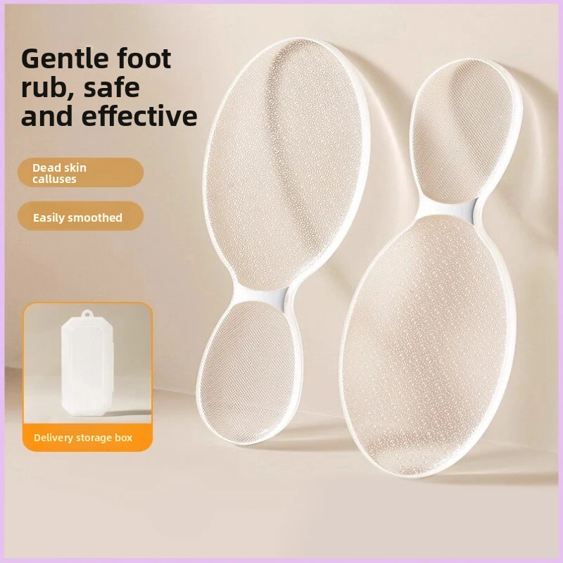 

1 шт. Нано-стеклянная пилка для ног, двусторонний инструмент для удаления огрубевшей кожи и мозолей, для отшелушивания пяток, с футляром для хранения, для дома и салона
