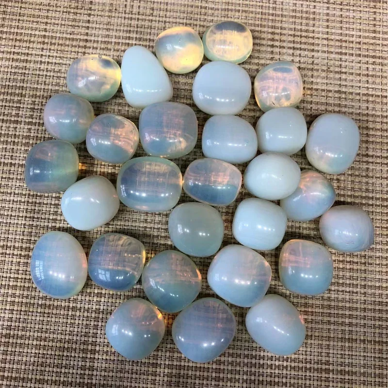 

Polished Quartz Crystal Gems Opal Tumbled Stones Healing Reiki Gemstones Home Decoration